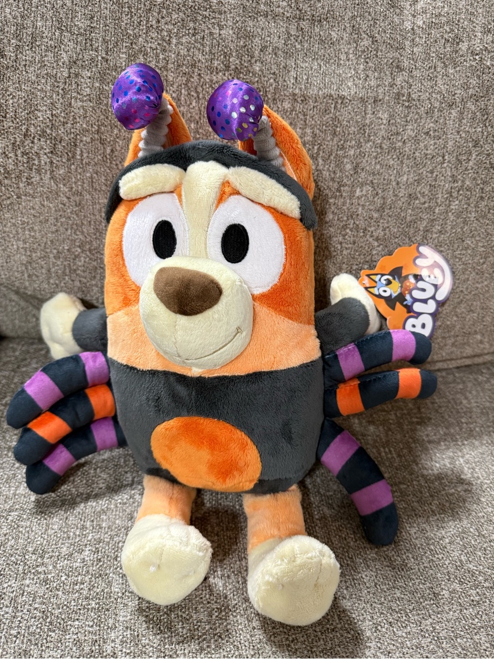 Bingo Stuffie in Halloween Costume